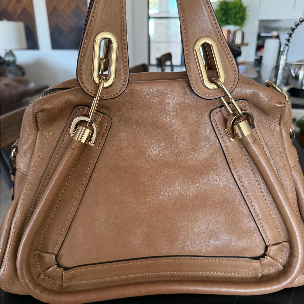 Chloe Paraty Medium Leather Shoulder Bag - Picture 2 of 14